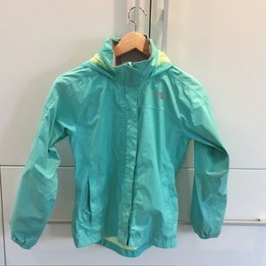 Northface rain coat with hood